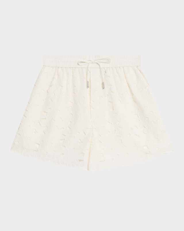 Laurence Embroidered Drawstring Shorts